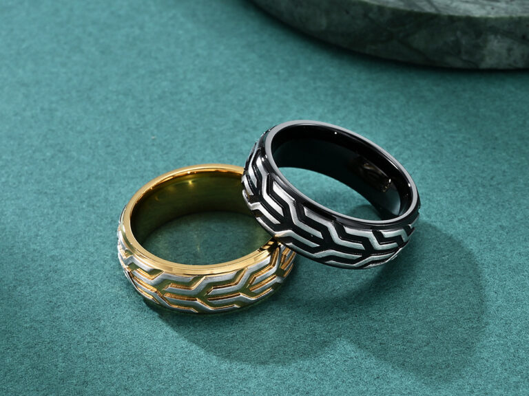 TIRE PATTERN RINGS